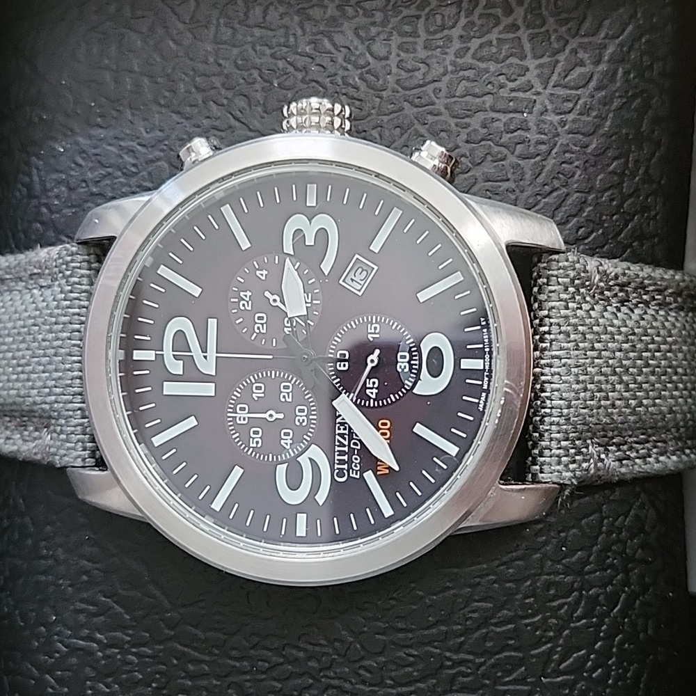 Citizen Eco-Drive watch.